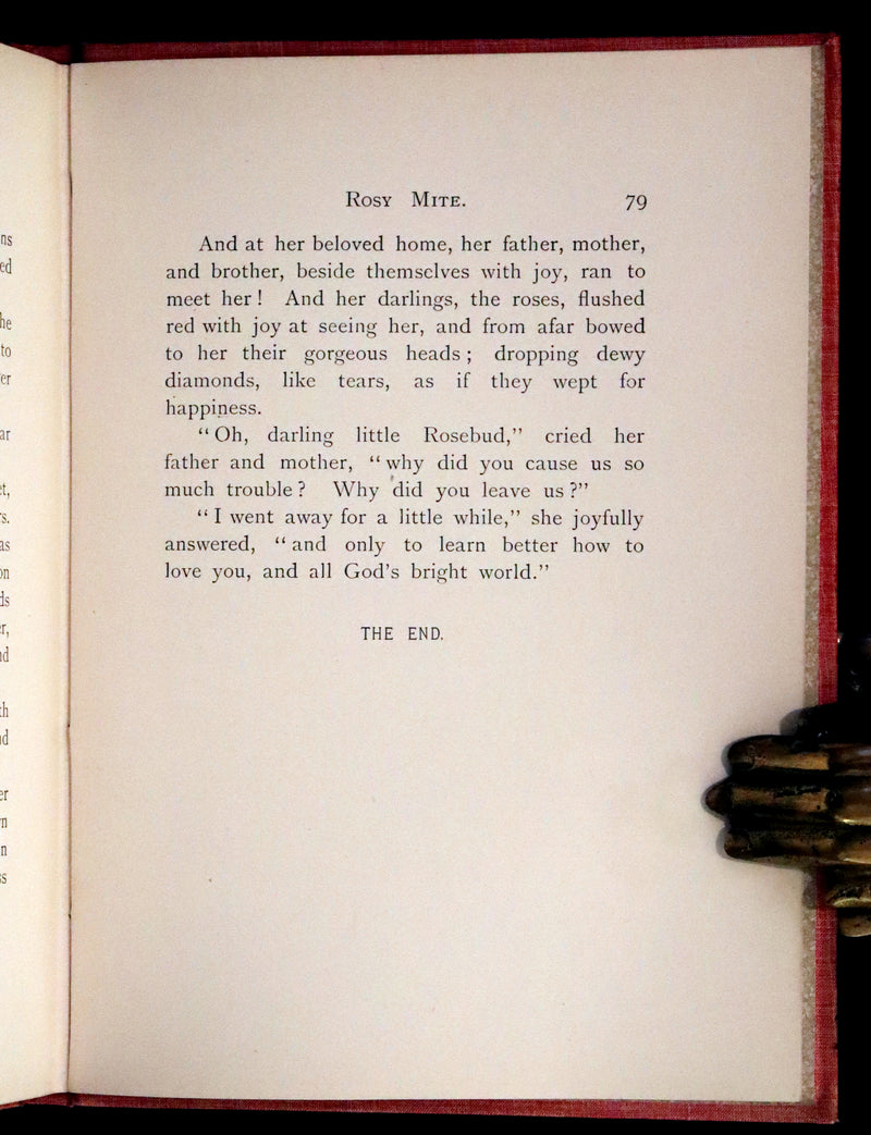 1890 Rare First Edition - Rosy Mite or The Witch's Spell by Vera Petrovna Jelifhovsky, illustrated by T. Pym.