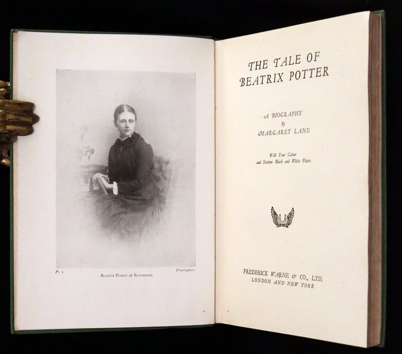 1946 Rare First Edition with Dust jacket - The Tale of Beatrix Potter, A Biography by Margaret Lane.