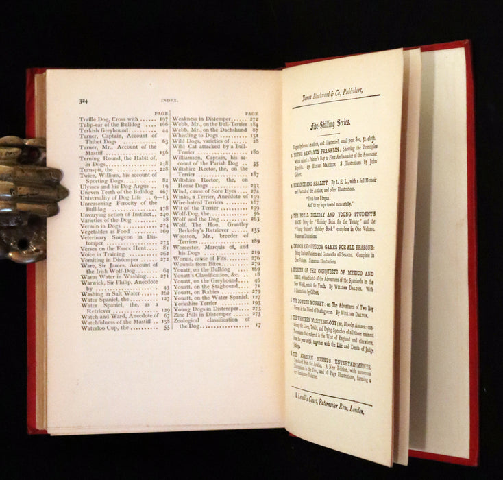 1890 Scarce Victorian Edition - Dogs, Their Sagacity, Instinct, and Uses; with Stories of Dog Life.