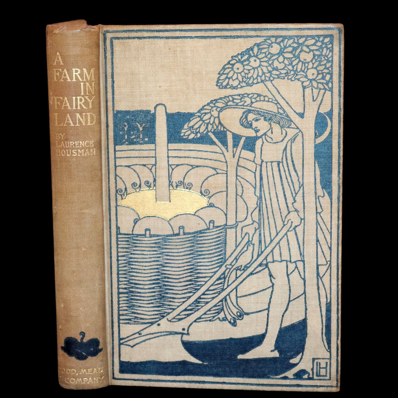 1894 Rare First Edition - A Farm in Fairyland written, illustrated and in a binding by Laurence Housman.