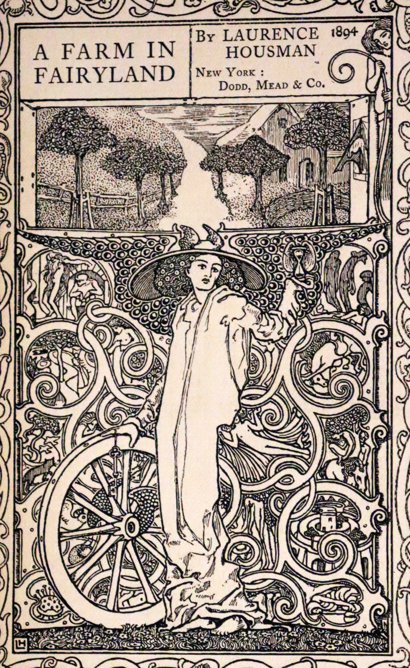 1894 Rare First Edition - A Farm in Fairyland written, illustrated and in a binding by Laurence Housman.