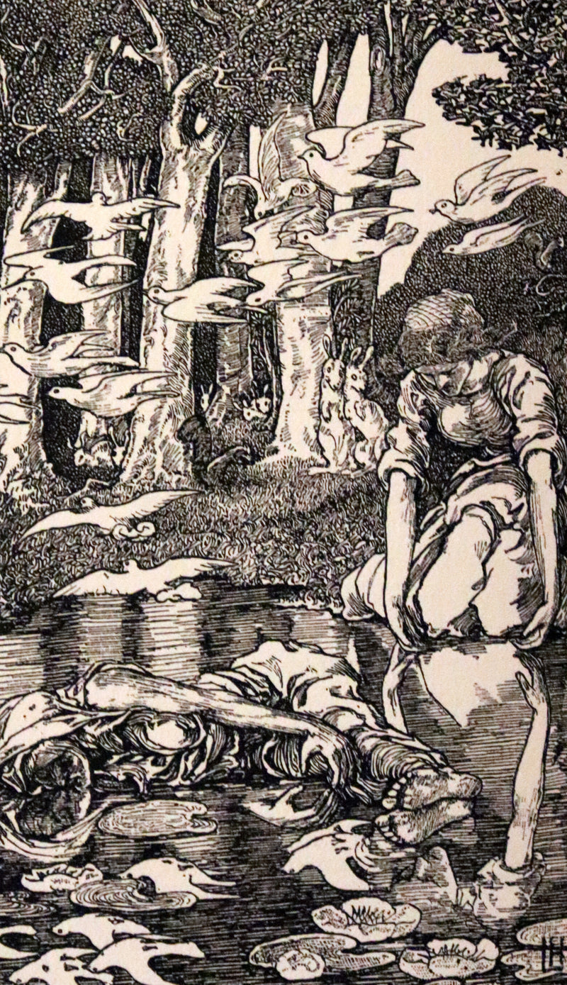 1894 Rare First Edition - A Farm in Fairyland written, illustrated and in a binding by Laurence Housman.