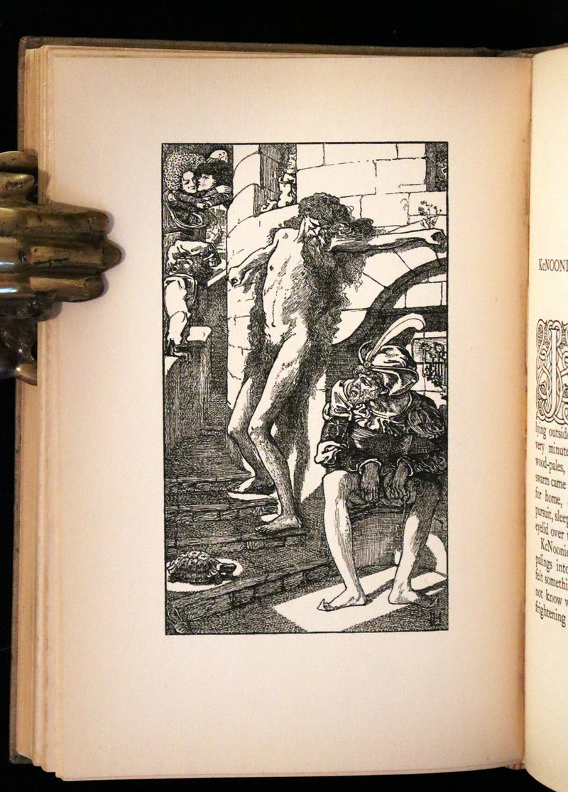 1894 Rare First Edition - A Farm in Fairyland written, illustrated and in a binding by Laurence Housman.