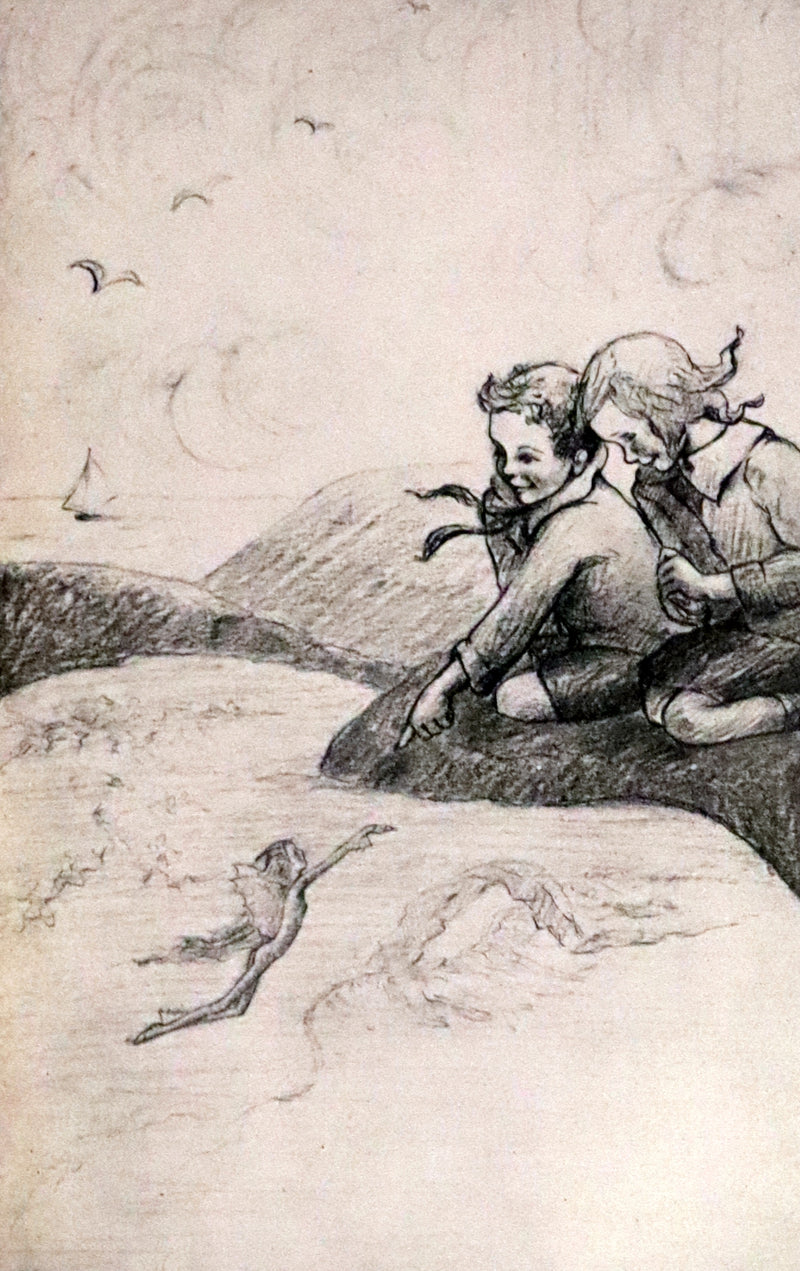 1929 Rare First Edition - Sandals of Pearl, Edith Howes Fairy Tale, illustrated by Audrey Chalmers.