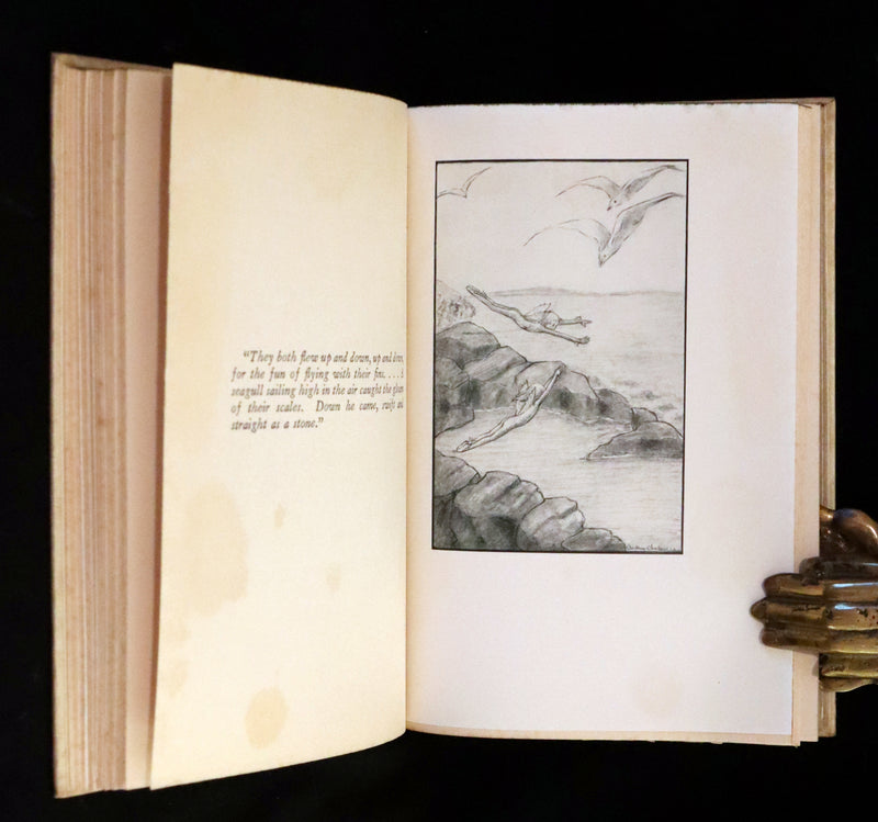 1929 Rare First Edition - Sandals of Pearl, Edith Howes Fairy Tale, illustrated by Audrey Chalmers.