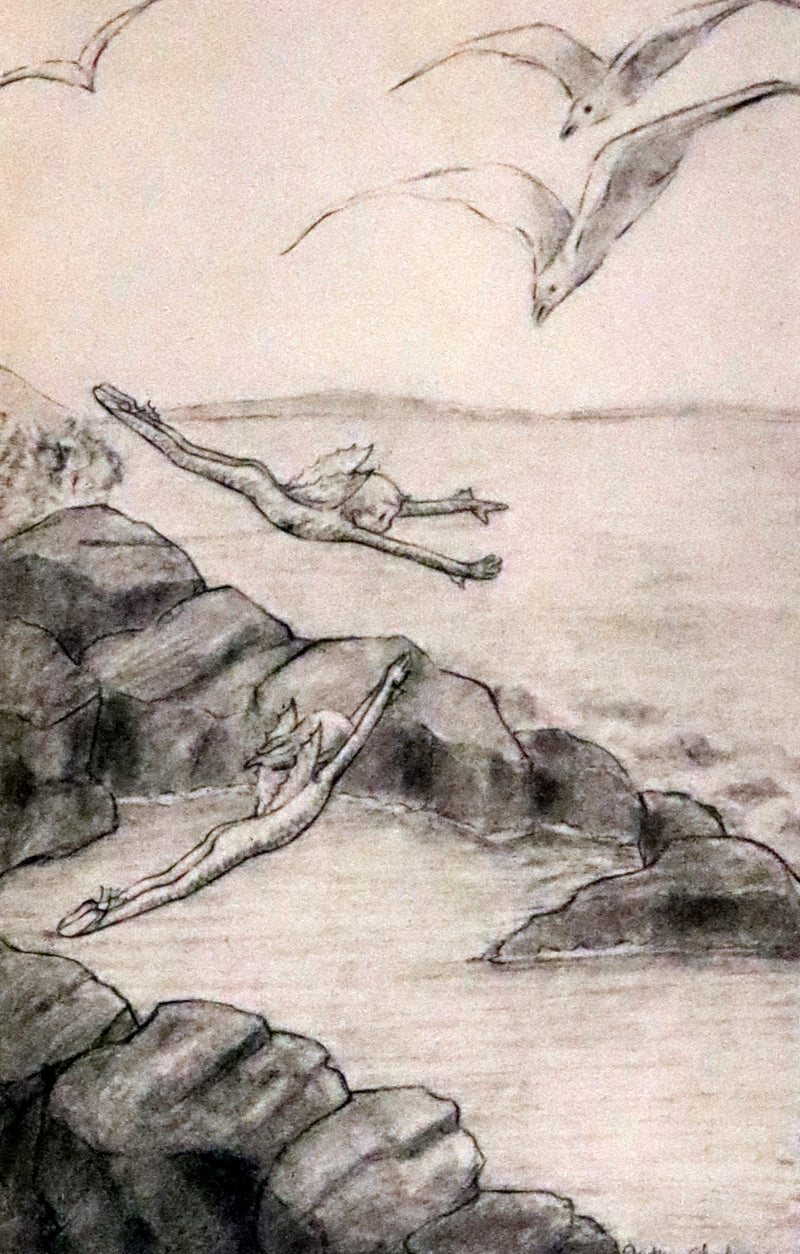 1929 Rare First Edition - Sandals of Pearl, Edith Howes Fairy Tale, illustrated by Audrey Chalmers.