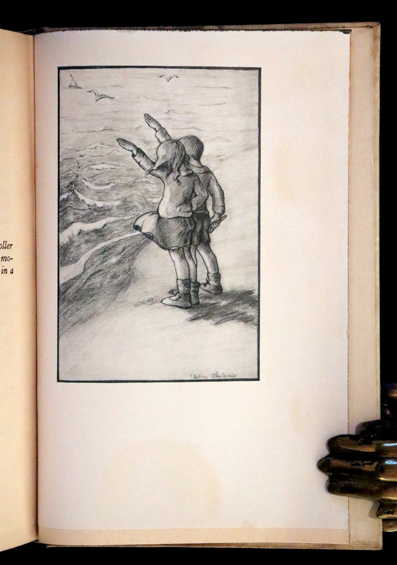 1929 Rare First Edition - Sandals of Pearl, Edith Howes Fairy Tale, illustrated by Audrey Chalmers.