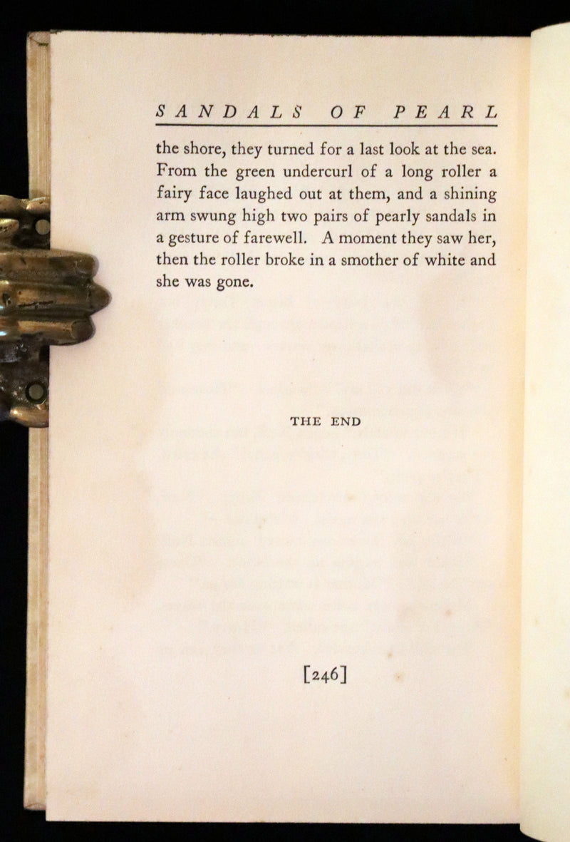 1929 Rare First Edition - Sandals of Pearl, Edith Howes Fairy Tale, illustrated by Audrey Chalmers.
