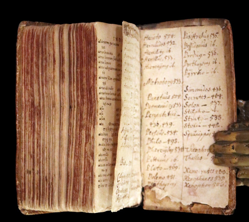 1584 Rare Latin vellum Book - Cicero Sayings, Aphorisms, and Moral Sentences. Philosophy.