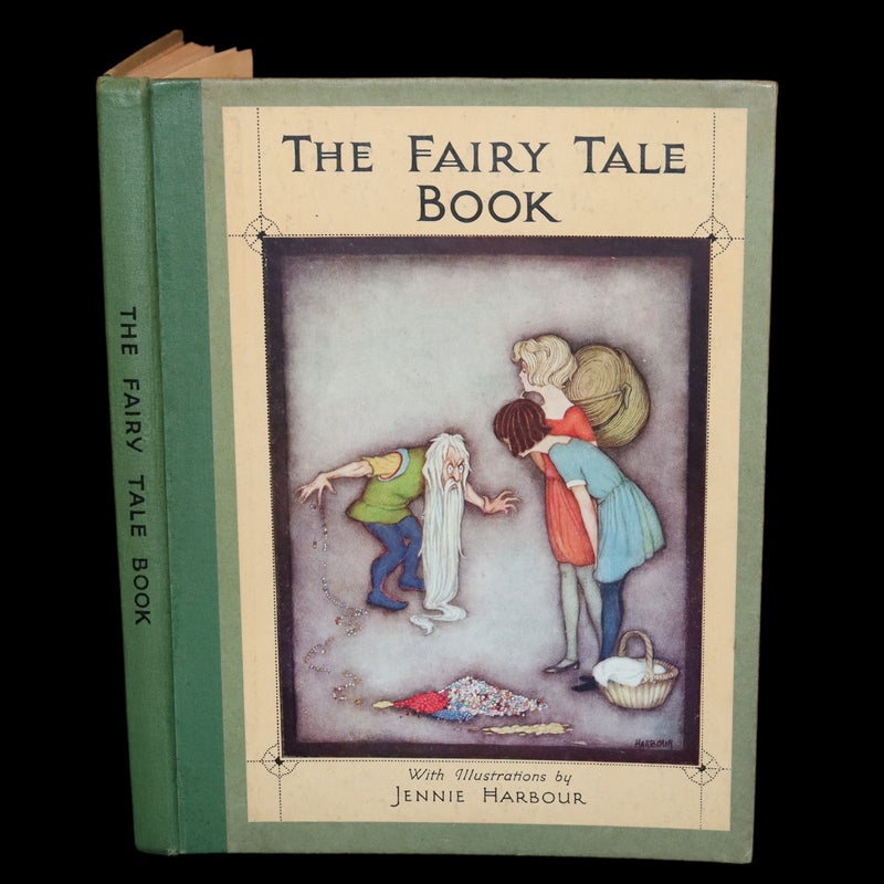 1930 Scarce First Edition - The Fairy Tales Book illustrated by Jennie Harbour.