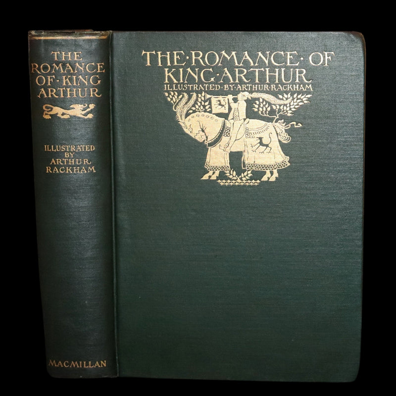 1917 Rare First Edition - Romance of King Arthur and His Knights of the Round Table illustrated by Rackham.