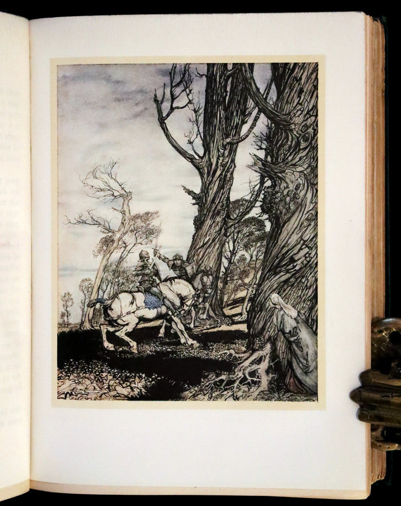 1917 Rare First Edition - Romance of King Arthur and His Knights of the Round Table illustrated by Rackham.