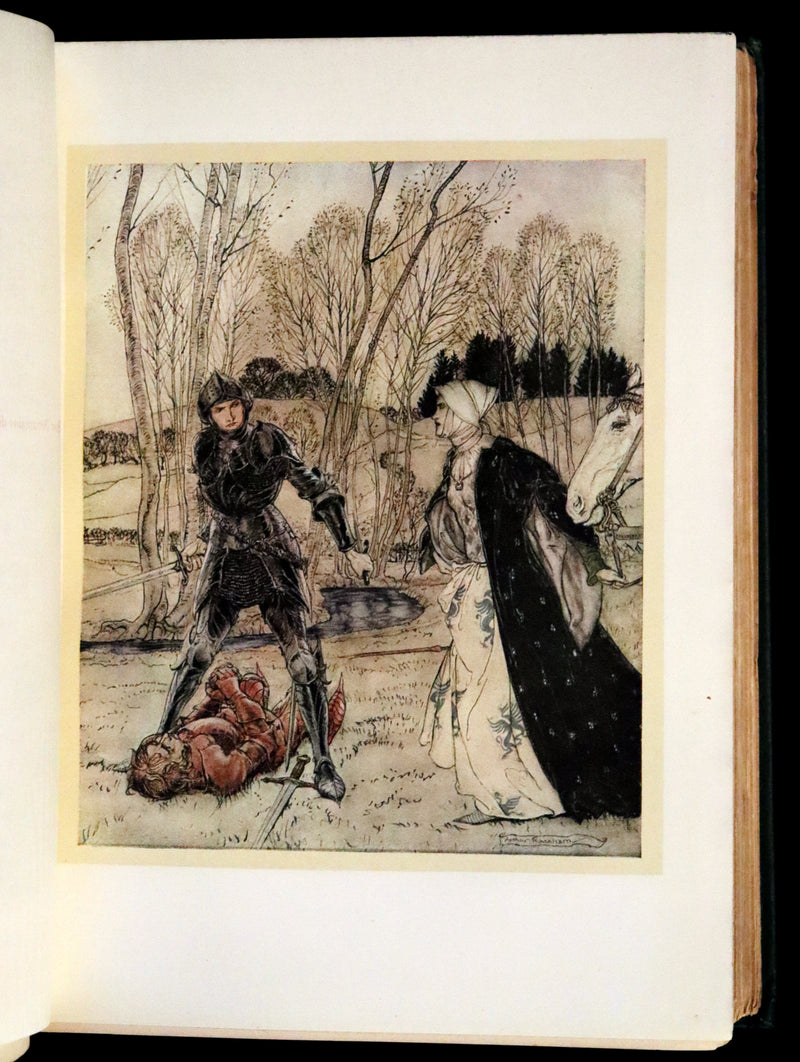 1917 Rare First Edition - Romance of King Arthur and His Knights of the Round Table illustrated by Rackham.