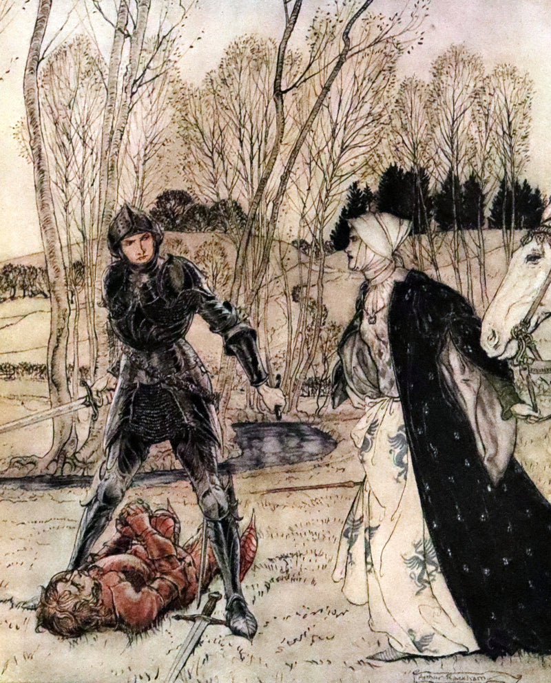 1917 Rare First Edition - Romance of King Arthur and His Knights of the Round Table illustrated by Rackham.