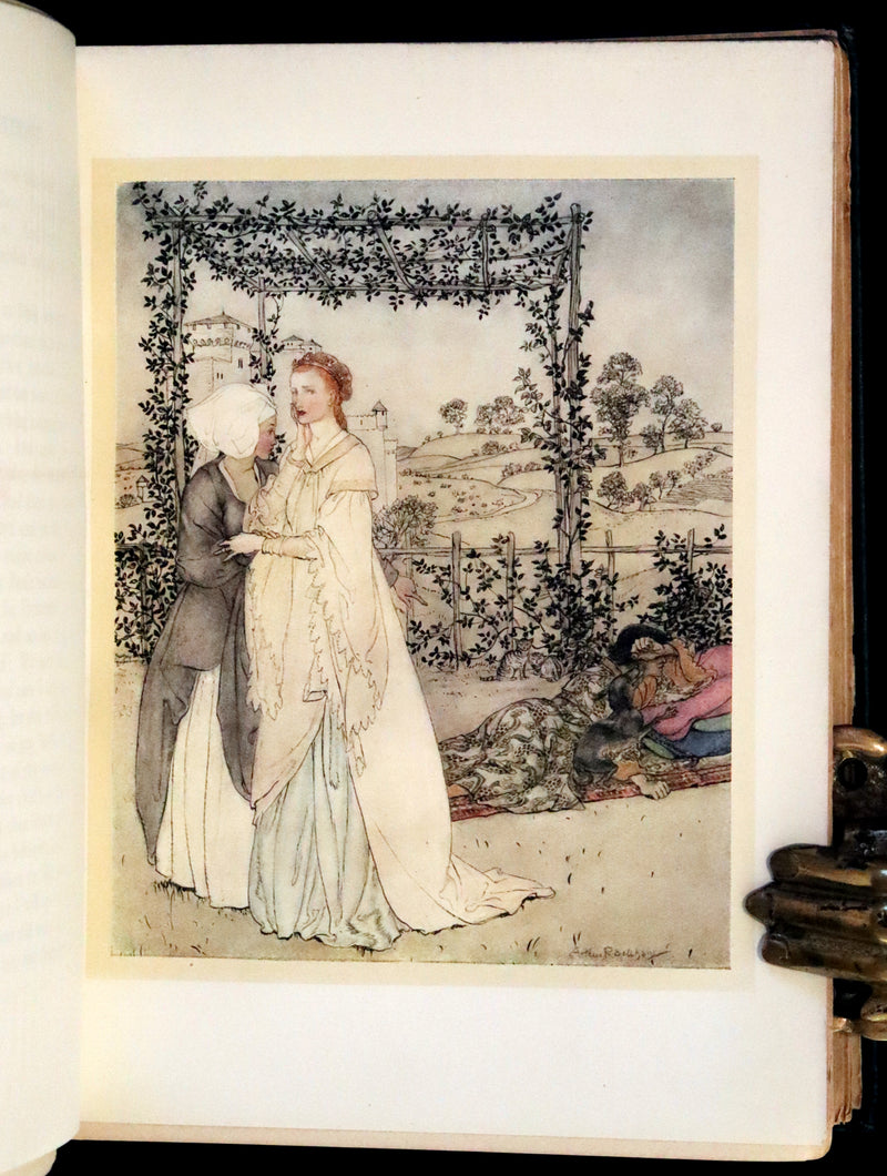 1917 Rare First Edition - Romance of King Arthur and His Knights of the Round Table illustrated by Rackham.