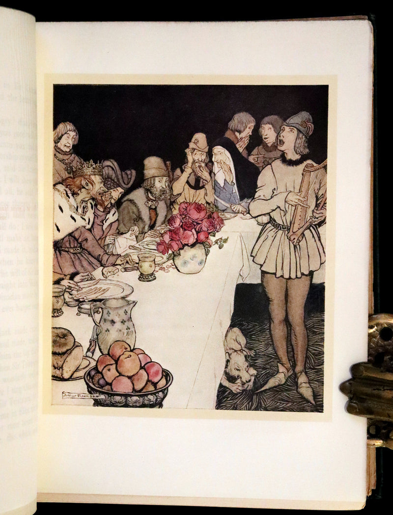 1917 Rare First Edition - Romance of King Arthur and His Knights of the Round Table illustrated by Rackham.