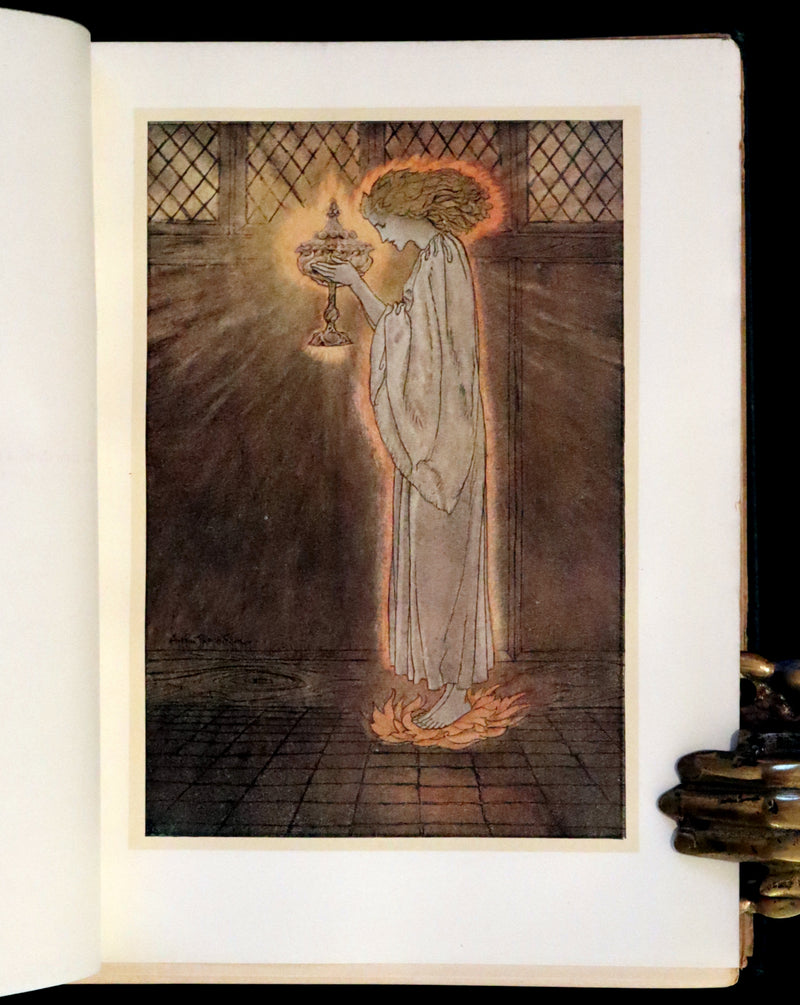 1917 Rare First Edition - Romance of King Arthur and His Knights of the Round Table illustrated by Rackham.