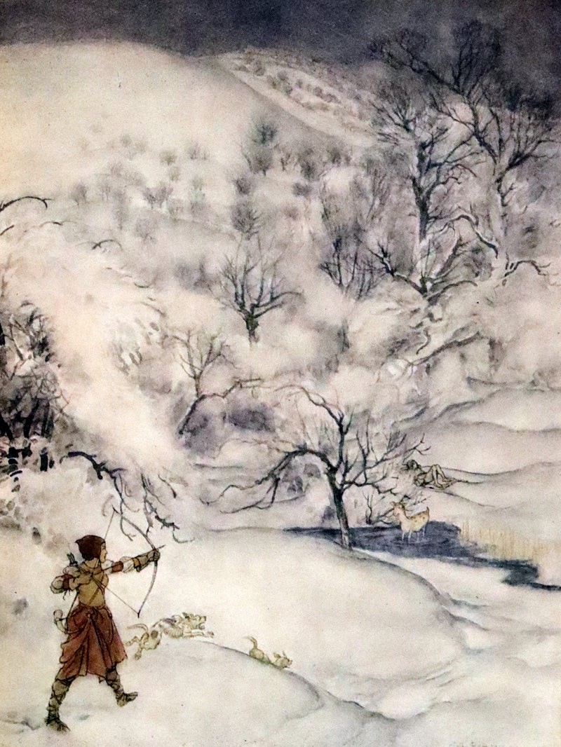 1917 Rare First Edition - Romance of King Arthur and His Knights of the Round Table illustrated by Rackham.