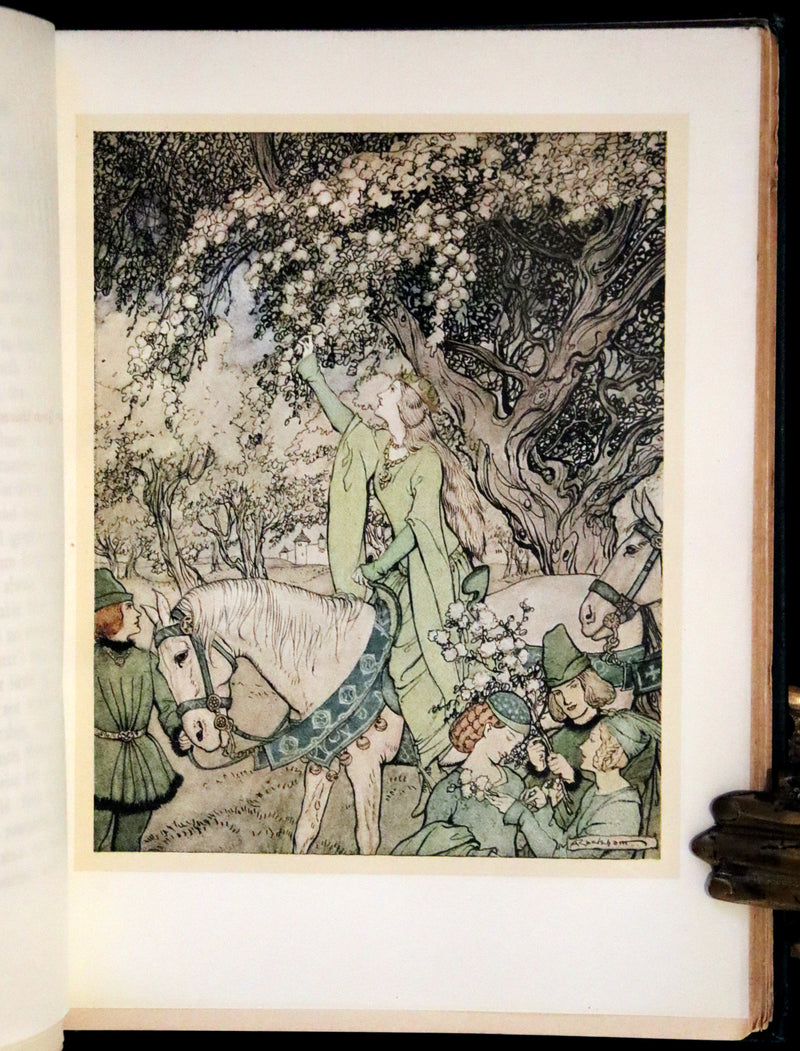 1917 Rare First Edition - Romance of King Arthur and His Knights of the Round Table illustrated by Rackham.