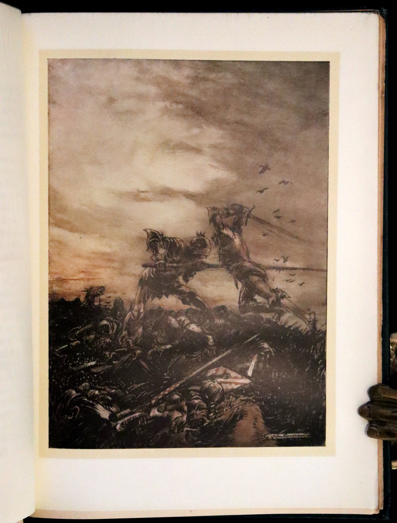 1917 Rare First Edition - Romance of King Arthur and His Knights of the Round Table illustrated by Rackham.