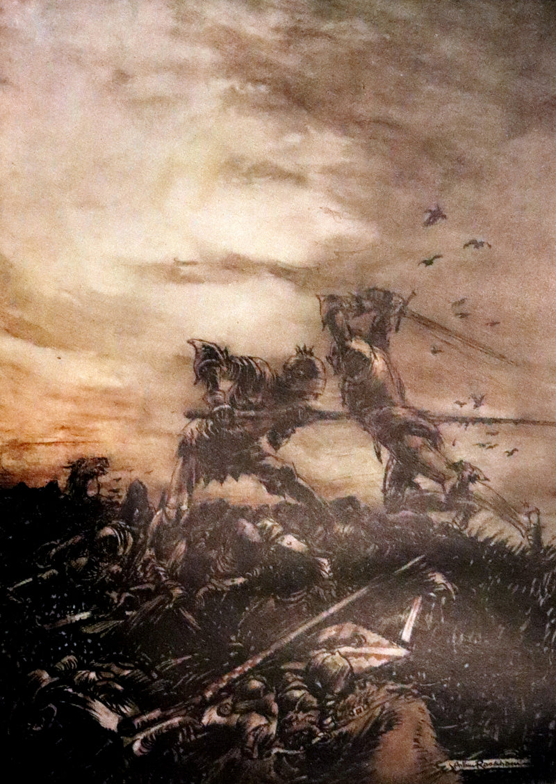 1917 Rare First Edition - Romance of King Arthur and His Knights of the Round Table illustrated by Rackham.