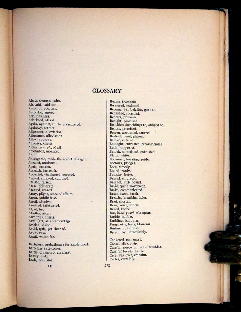 1917 Rare First Edition - Romance of King Arthur and His Knights of the Round Table illustrated by Rackham.