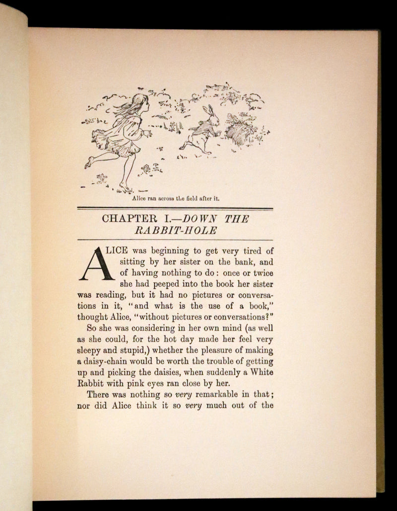 1930 Rare First Edition Illustrated by William Henry Walker - Alice's Adventures in Wonderland.