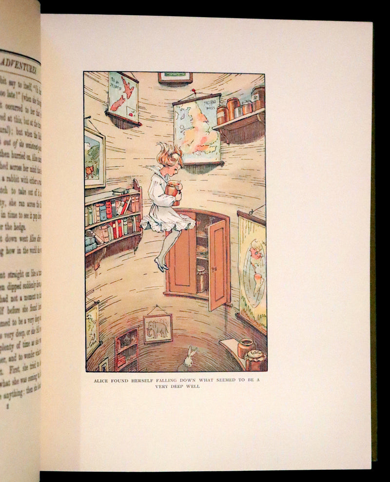 1930 Rare First Edition Illustrated by William Henry Walker - Alice's Adventures in Wonderland.