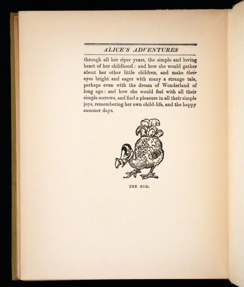 1930 Rare First Edition Illustrated by William Henry Walker - Alice's Adventures in Wonderland.