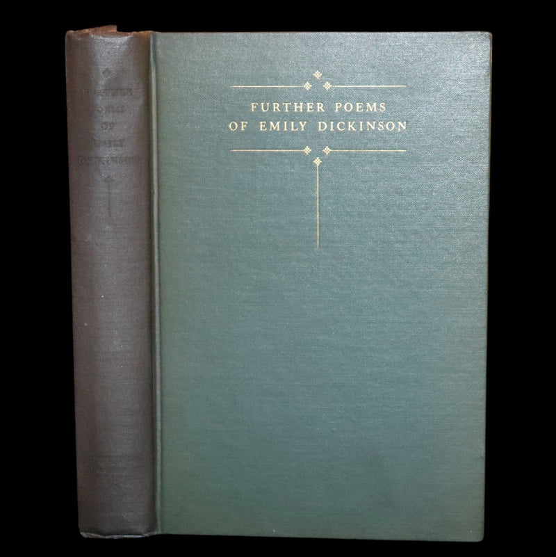1929 Scarce First Edition, first printing - Further Poems of Emily Dickinson Edited by her niece, Martha Dickinson.