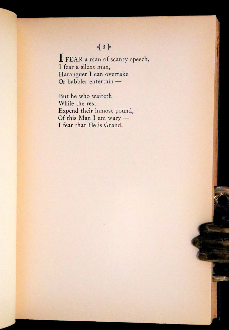 1929 Scarce First Edition, first printing - Further Poems of Emily Dickinson Edited by her niece, Martha Dickinson.