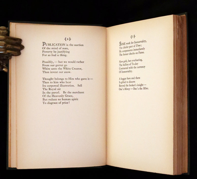1929 Scarce First Edition, first printing - Further Poems of Emily Dickinson Edited by her niece, Martha Dickinson.