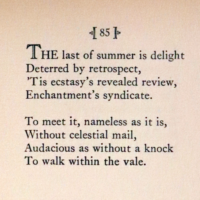 1929 Scarce First Edition, first printing - Further Poems of Emily Dickinson Edited by her niece, Martha Dickinson.