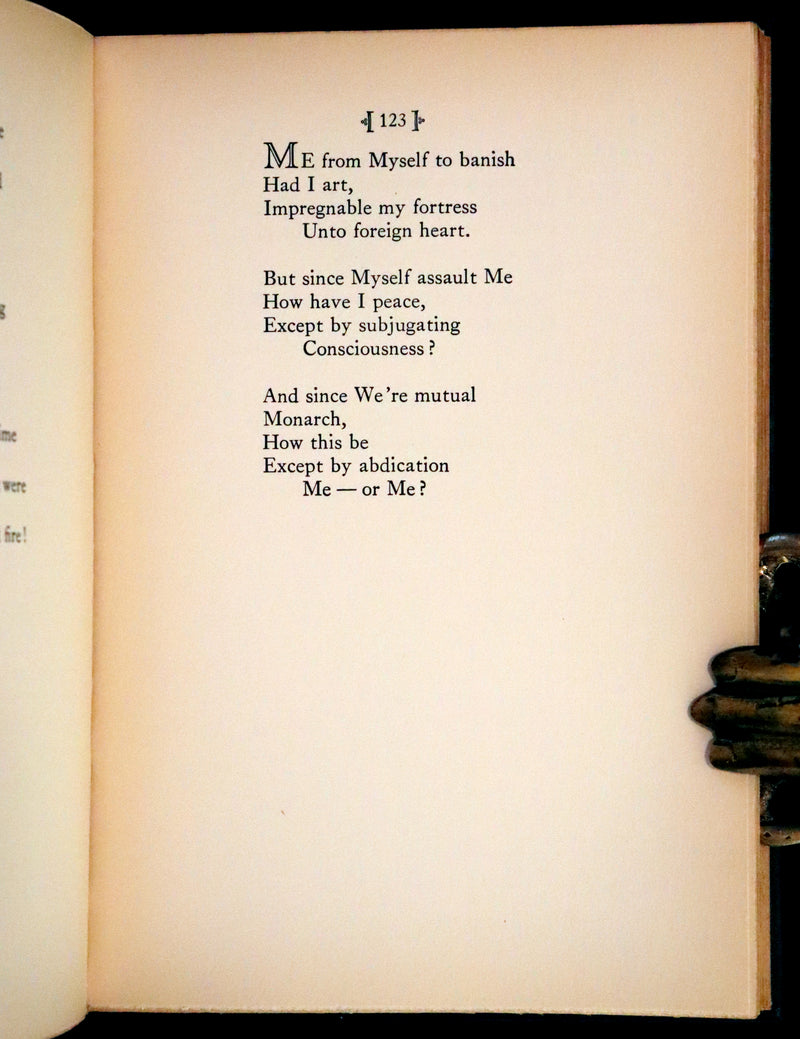 1929 Scarce First Edition, first printing - Further Poems of Emily Dickinson Edited by her niece, Martha Dickinson.