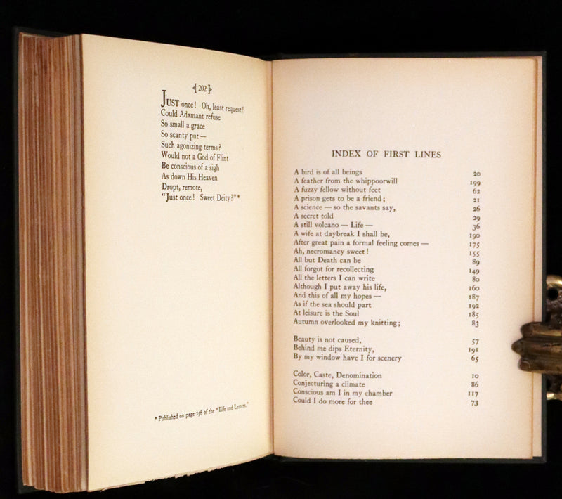 1929 Scarce First Edition, first printing - Further Poems of Emily Dickinson Edited by her niece, Martha Dickinson.