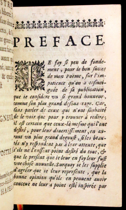 1656 Rare French Book - Joan Of Arc - La Pucelle ou la France delivree. Poeme heroique.