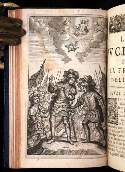 1656 Rare French Book - Joan Of Arc - La Pucelle ou la France delivree. Poeme heroique.