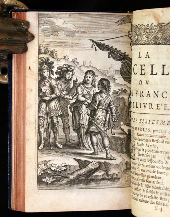 1656 Rare French Book - Joan Of Arc - La Pucelle ou la France delivree. Poeme heroique.