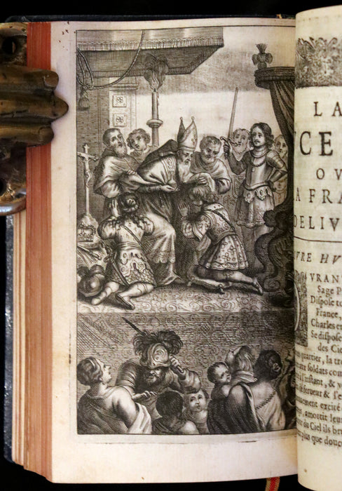 1656 Rare French Book - Joan Of Arc - La Pucelle ou la France delivree. Poeme heroique.