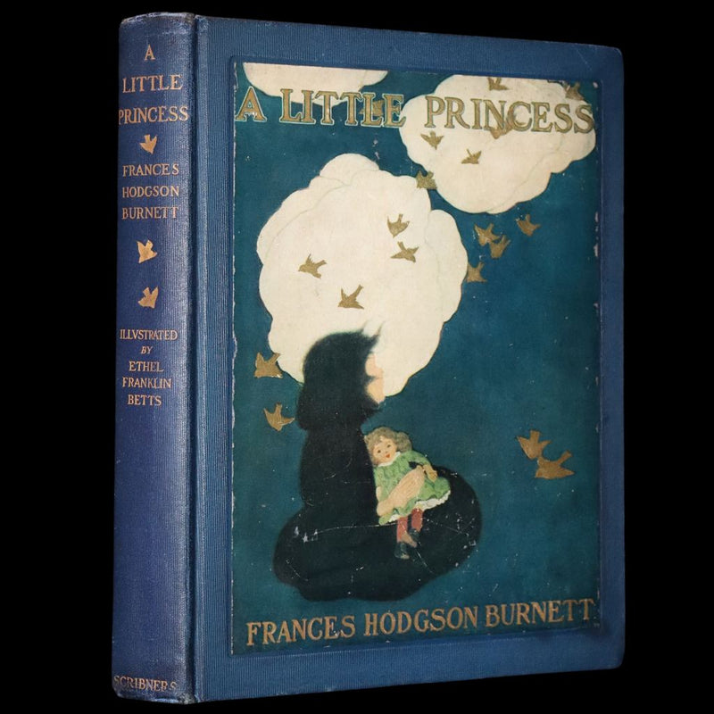 1905 Scarce First Edition - A Little Princess by Frances Hodgson Burnett illustrated by Ethel Franklin Betts Bains.