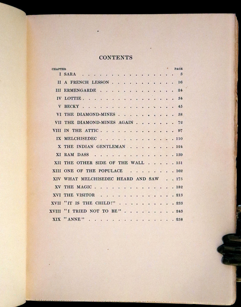 1905 Scarce First Edition - A Little Princess by Frances Hodgson Burnett illustrated by Ethel Franklin Betts Bains.