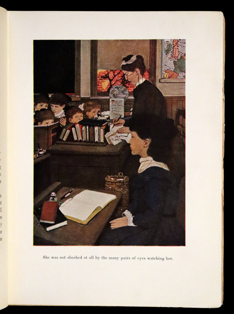 1905 Scarce First Edition - A Little Princess by Frances Hodgson Burnett illustrated by Ethel Franklin Betts Bains.