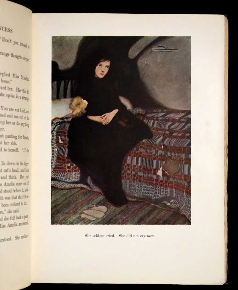 1905 Scarce First Edition - A Little Princess by Frances Hodgson Burnett illustrated by Ethel Franklin Betts Bains.