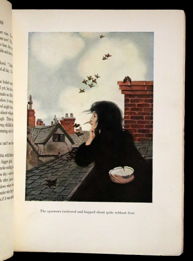 1905 Scarce First Edition - A Little Princess by Frances Hodgson Burnett illustrated by Ethel Franklin Betts Bains.