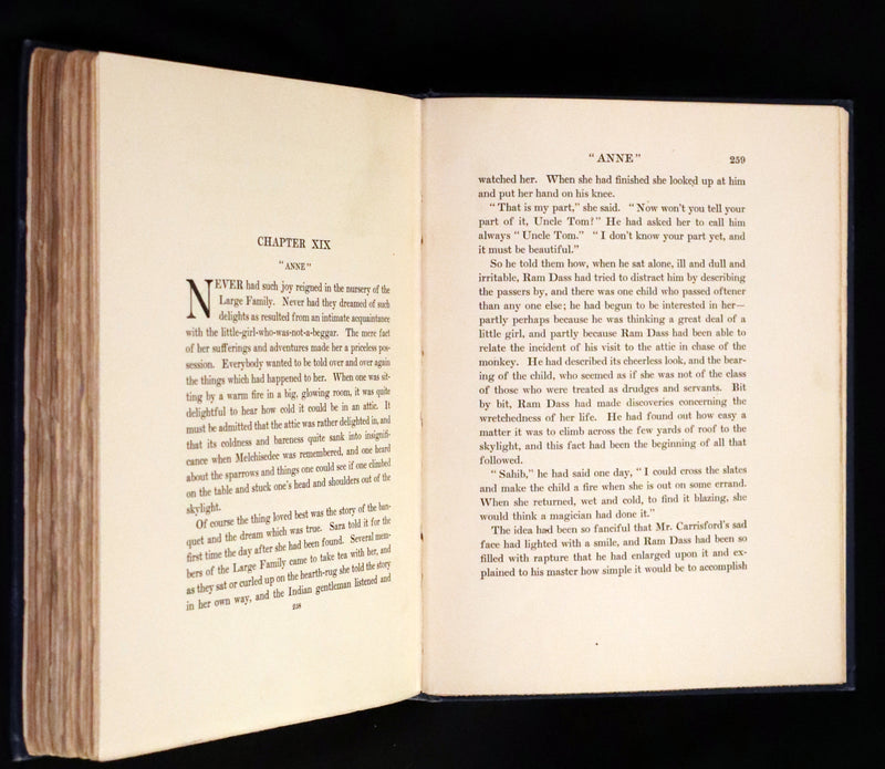 1905 Scarce First Edition - A Little Princess by Frances Hodgson Burnett illustrated by Ethel Franklin Betts Bains.