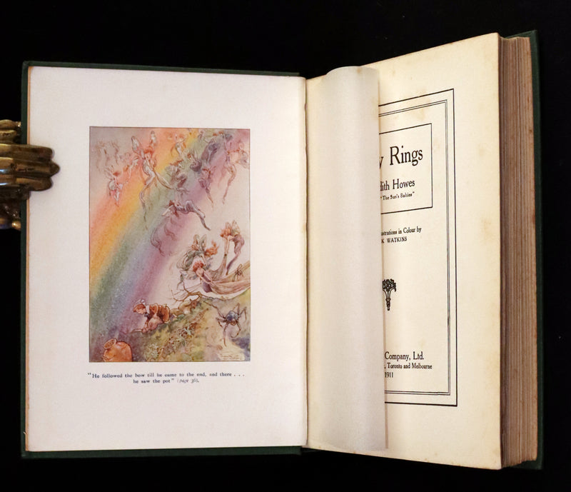 1911 Scarce First Edition - Fairy Rings by Edith Howes illustrated by Frank Watkins.