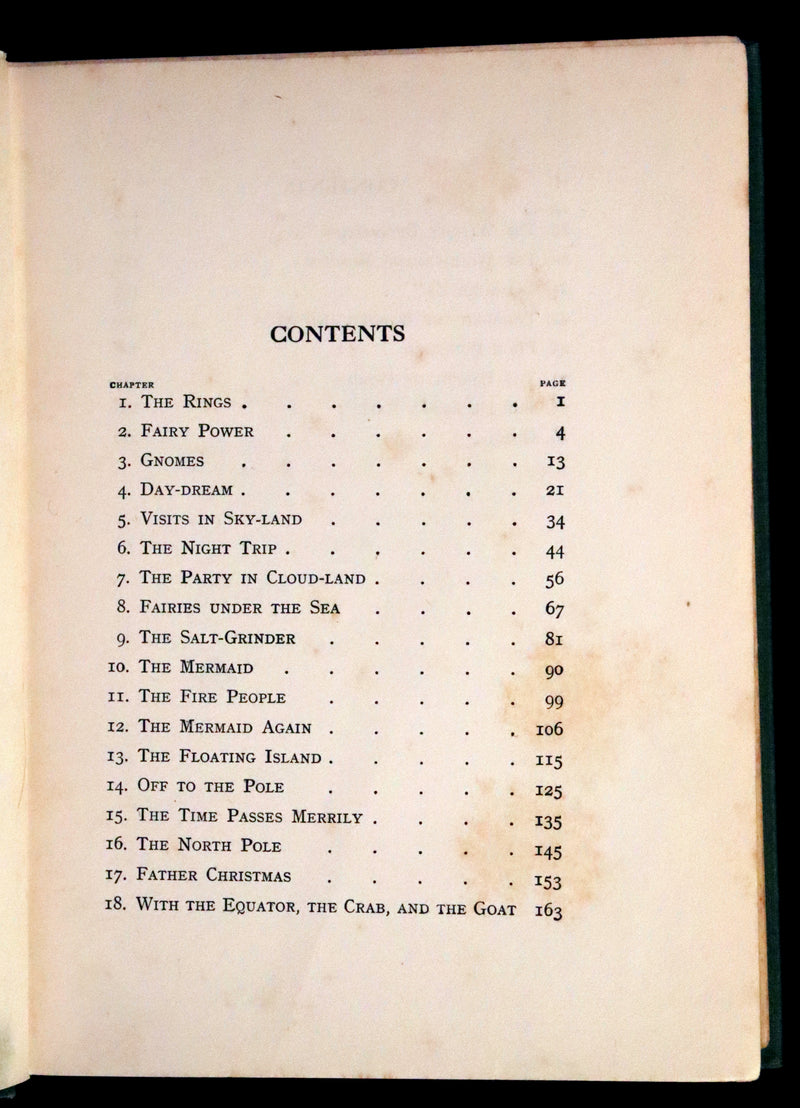 1911 Scarce First Edition - Fairy Rings by Edith Howes illustrated by Frank Watkins.