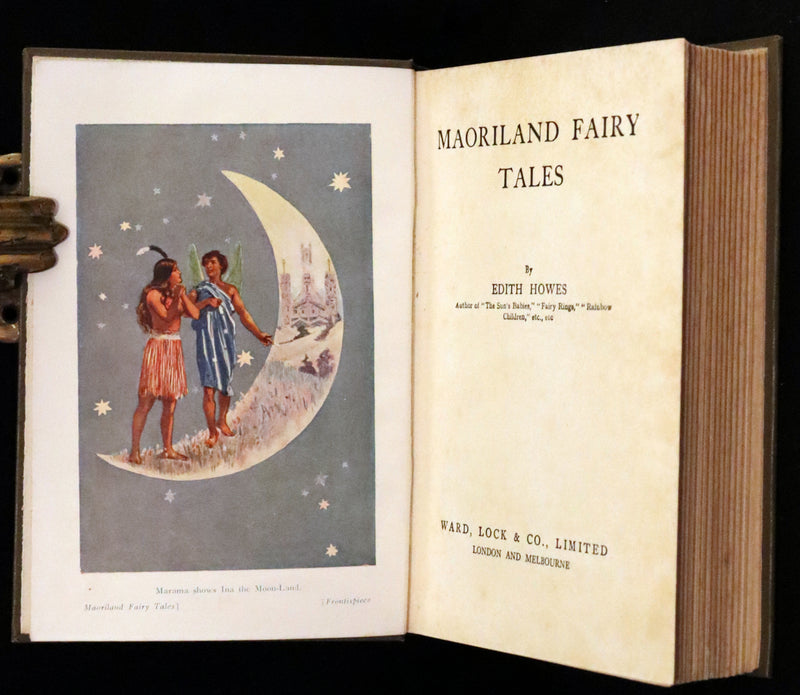 1936 Scarce Book - Maoriland Fairy Tales by Edith Howes - New Zealand Maori Tales.