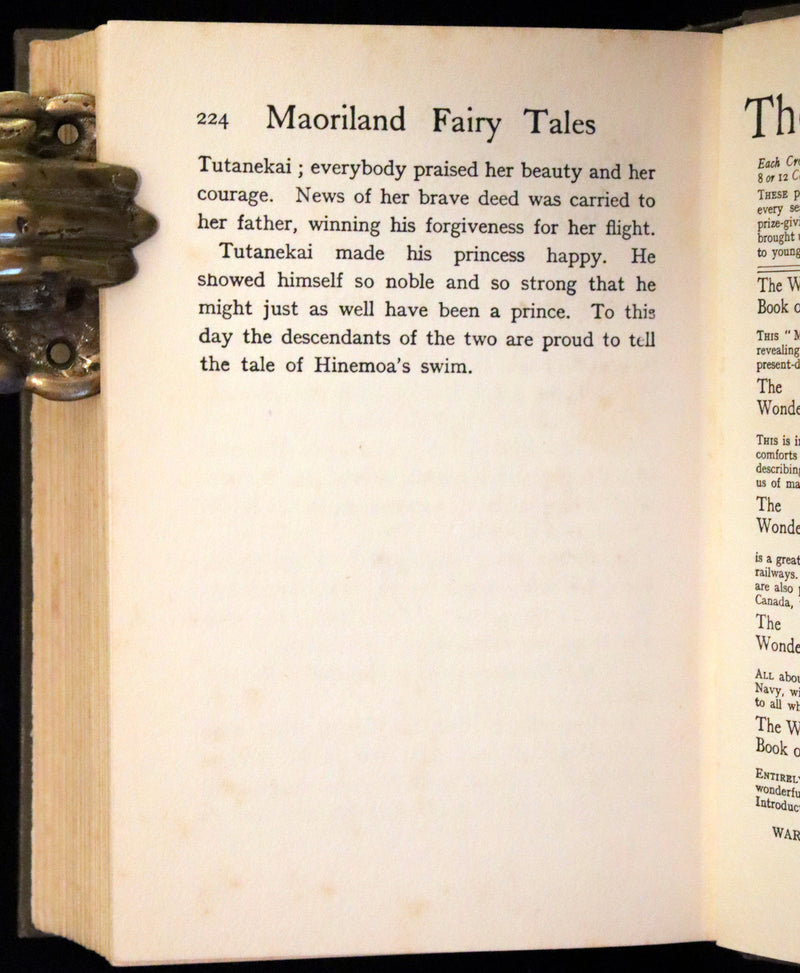 1936 Scarce Book - Maoriland Fairy Tales by Edith Howes - New Zealand Maori Tales.