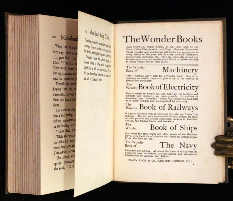 1936 Scarce Book - Maoriland Fairy Tales by Edith Howes - New Zealand Maori Tales.